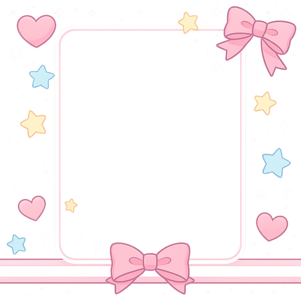 【配信素材】可愛いアイドル系オーバーレイセット(フレーム/コメント枠/BRB/Starting Soon/テロップ帯)