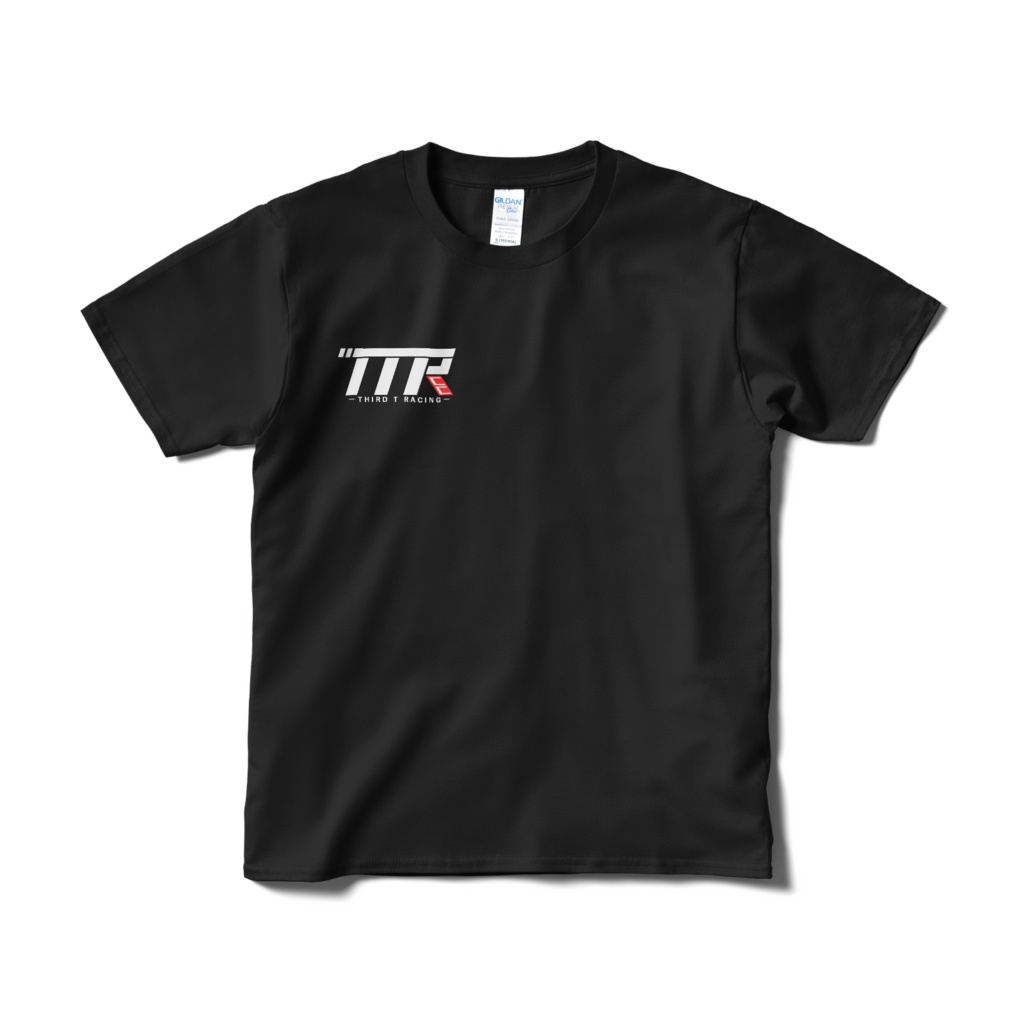 TTRノーマルTシャツ黒(白文字)