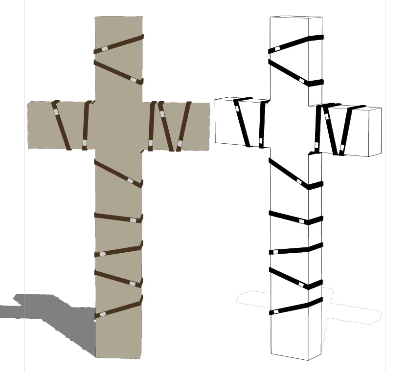 Ver.2【3D素材】スタンピ版パニッシャー(梱包状態)