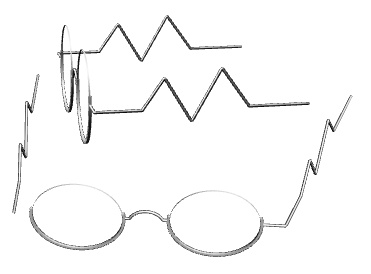 【3D素材】原作版ヴァッシュ サングラス