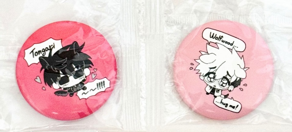 【kamhee】缶バッジ 2個セット