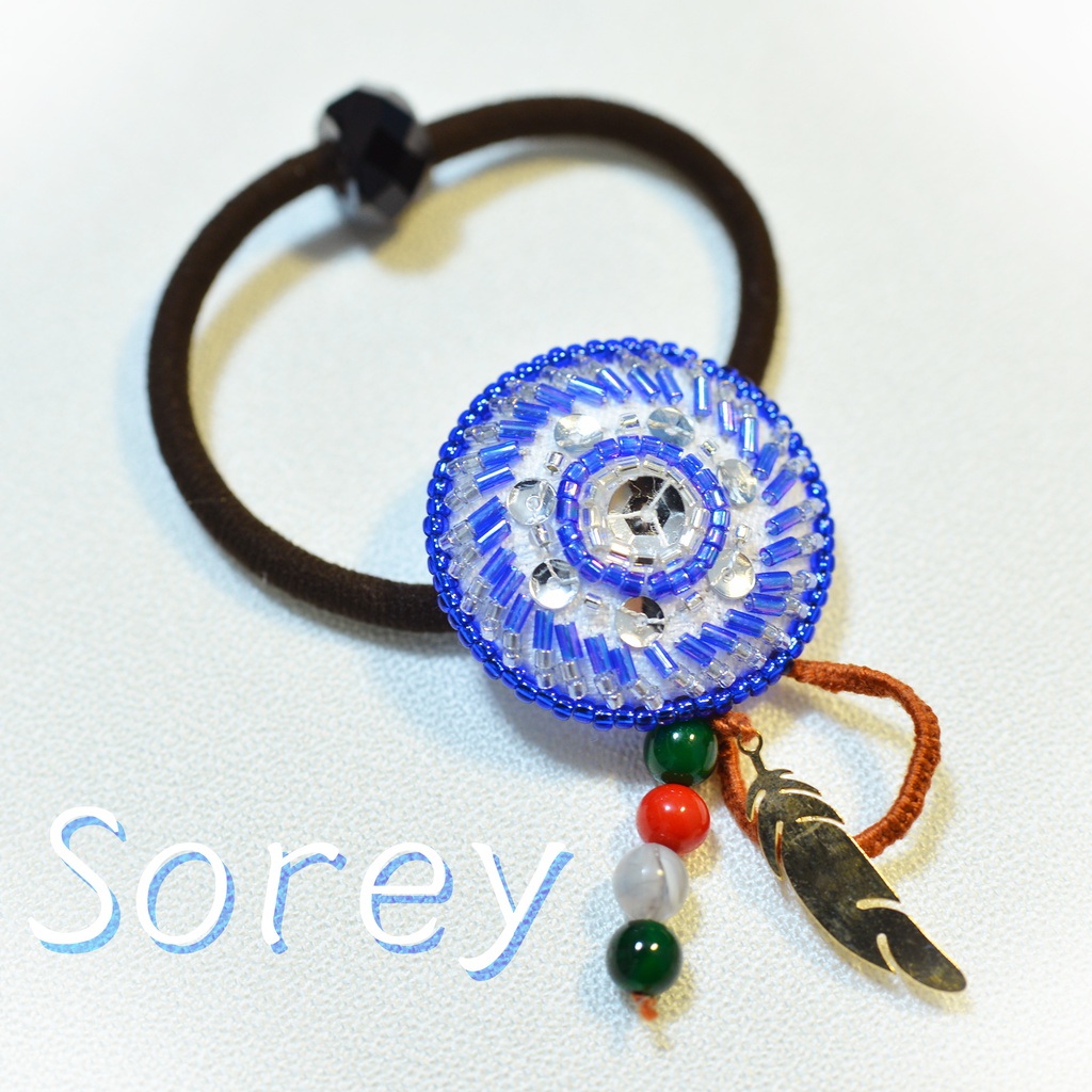 【TOZ】スレイ・ミクリオ・水神依イメージ コンチョ(ヘアゴム)