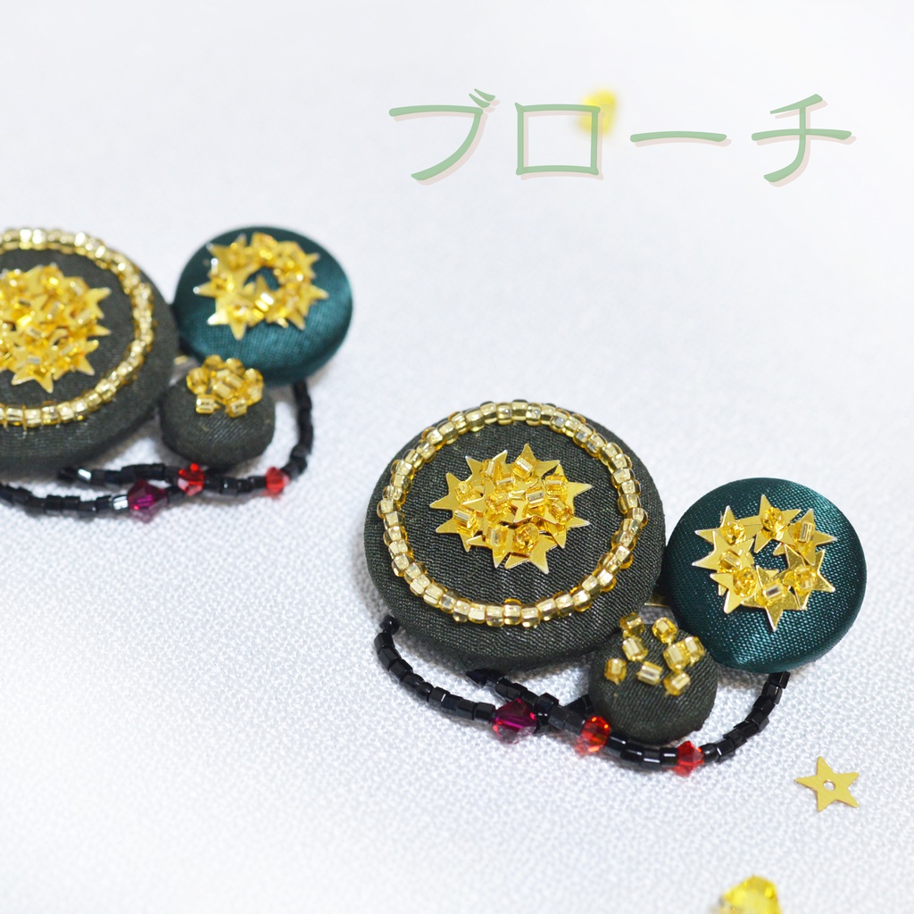 【ヒロアカ】緑谷イメージブローチ