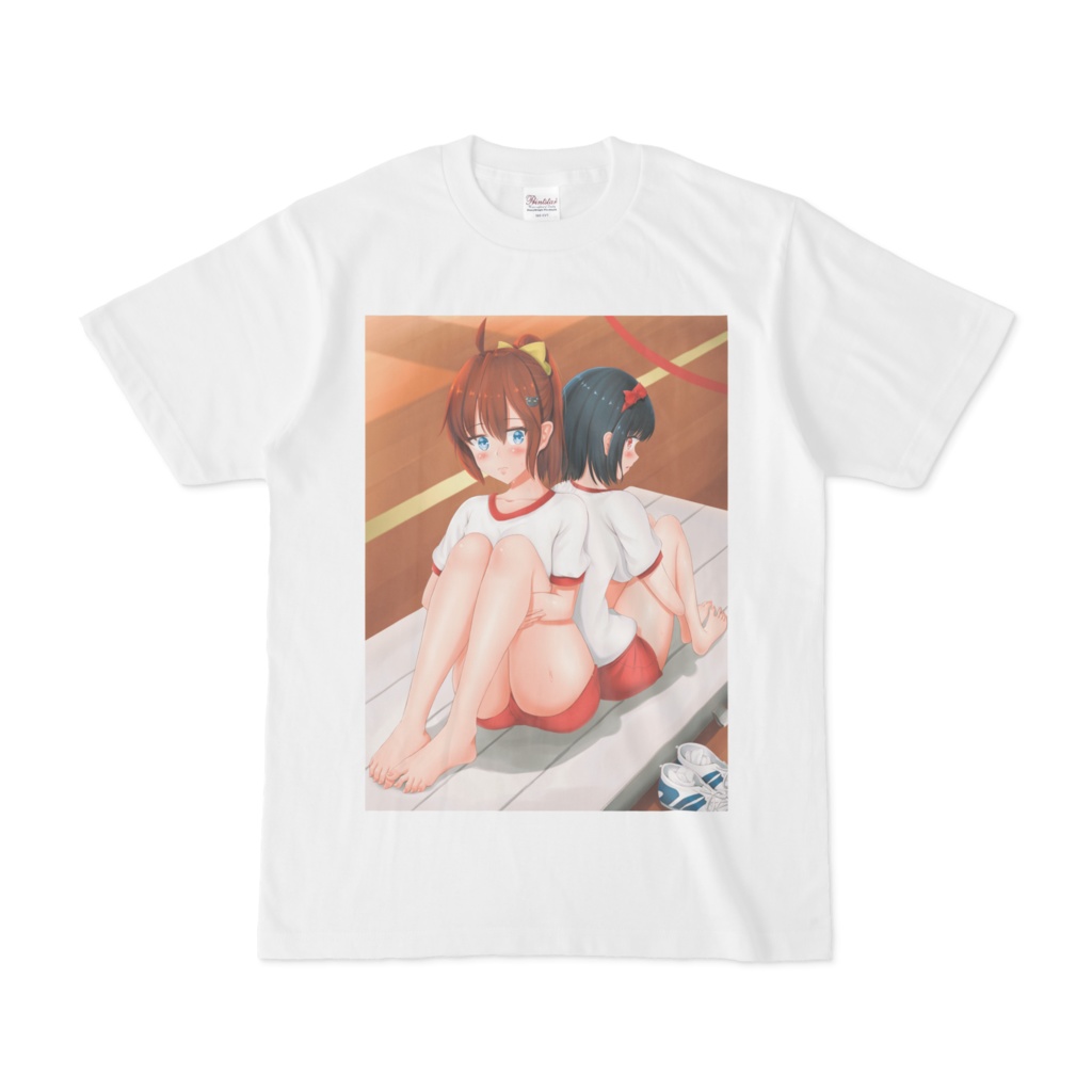 青春の百合Tシャツ