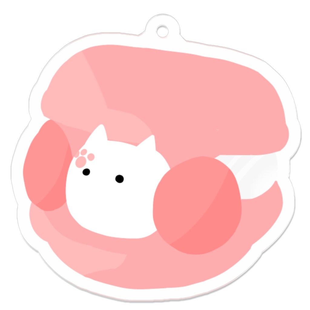 【アクリルキーホルダー】マカロンえす