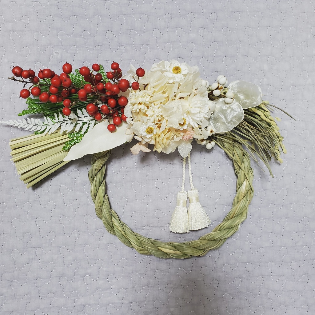 さおりさんオーダーしめ縄飾り