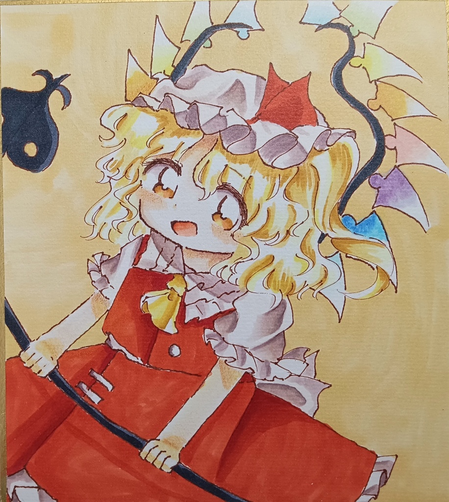 【色紙原画】　フランドール