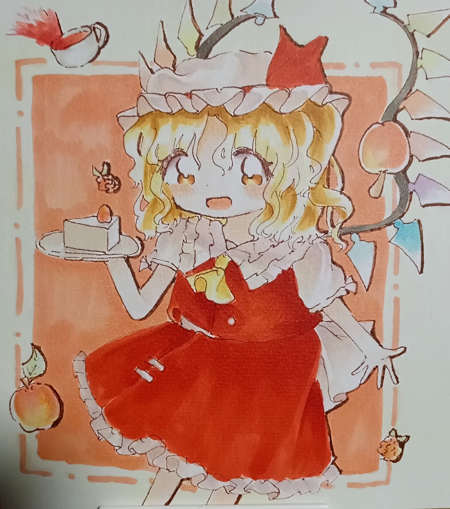 【色紙原画】　フランドール