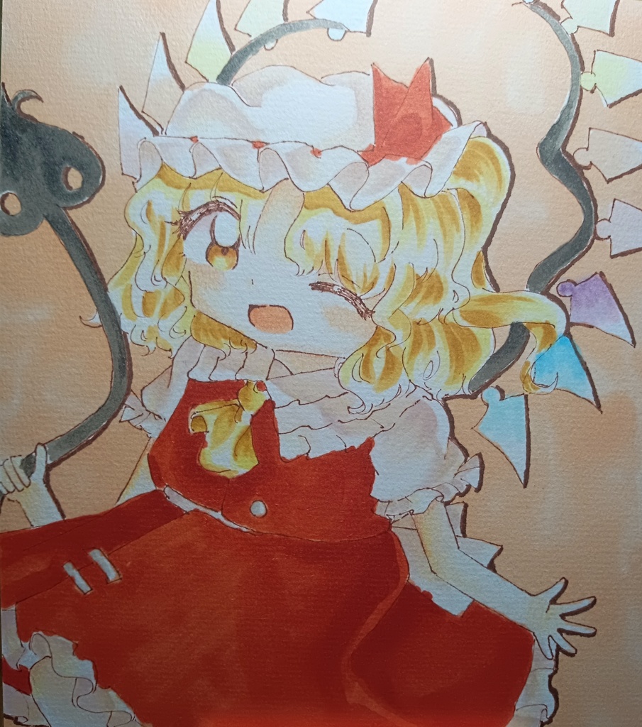 【色紙原画】　フランドール