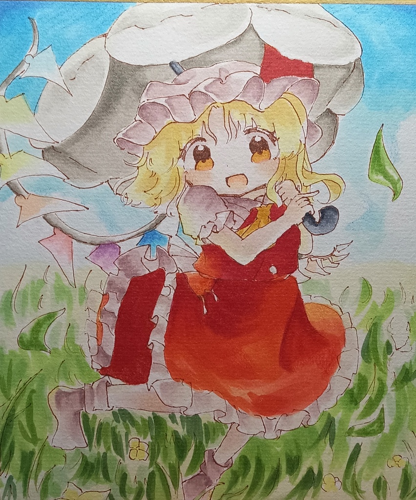 【色紙原画】　フランドール