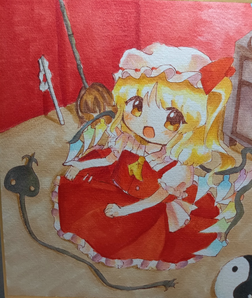 【色紙原画】　フランドール