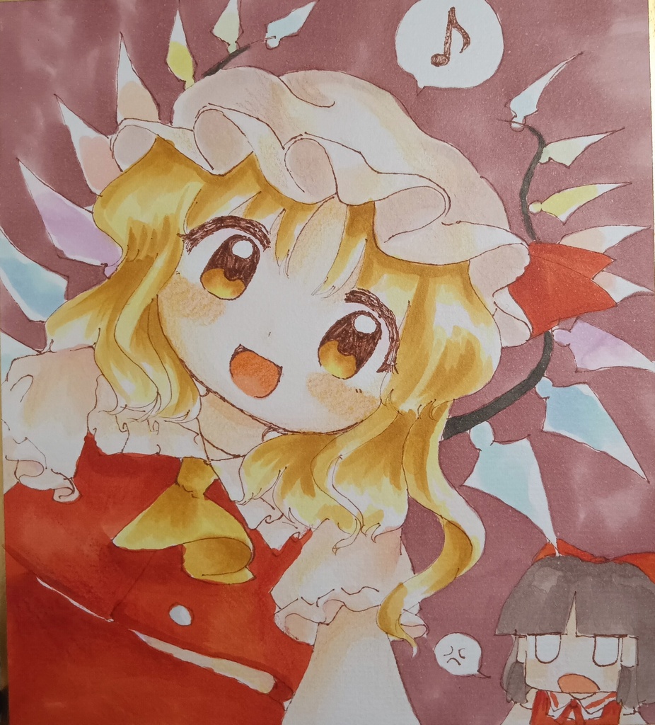 【色紙原画】　フランドール