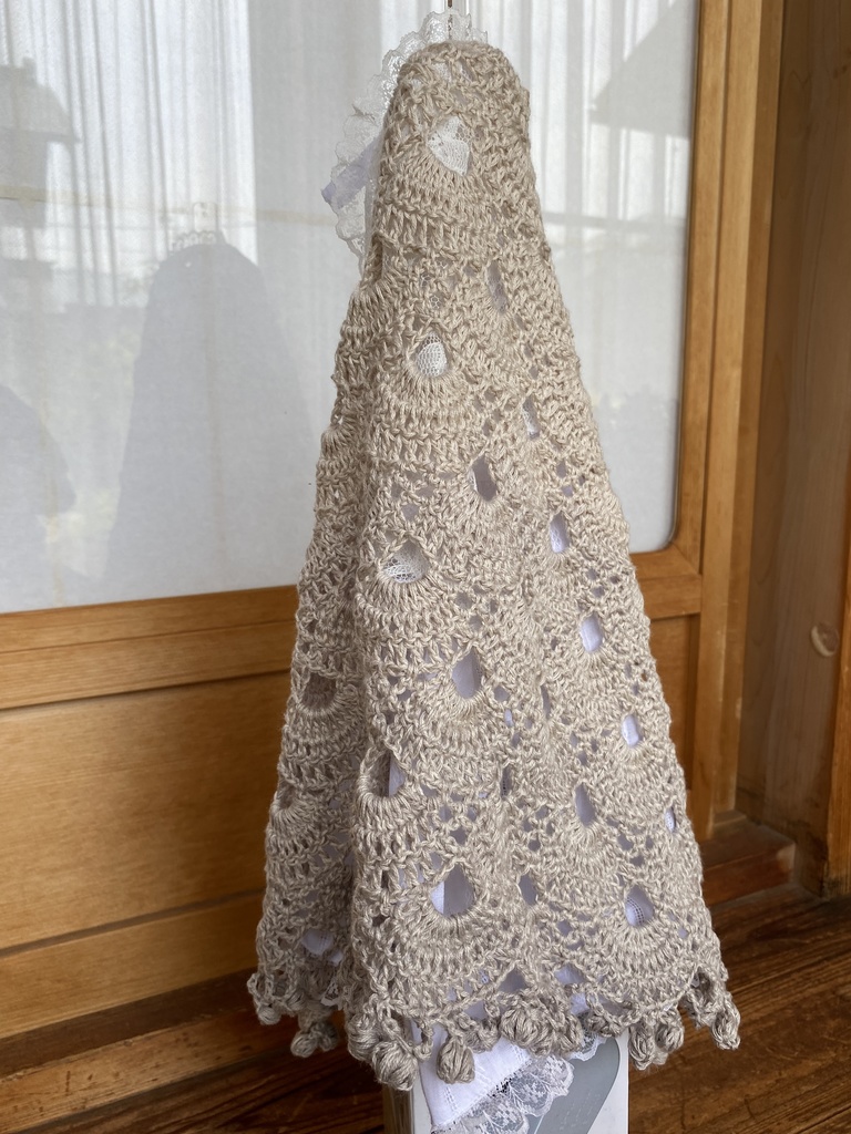 ドールさんショール　香色