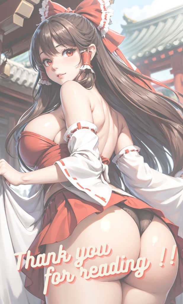 【霊夢:440枚 zip】2.5 次元 高画質AIエロCG集 ぱんちら 美乳 他