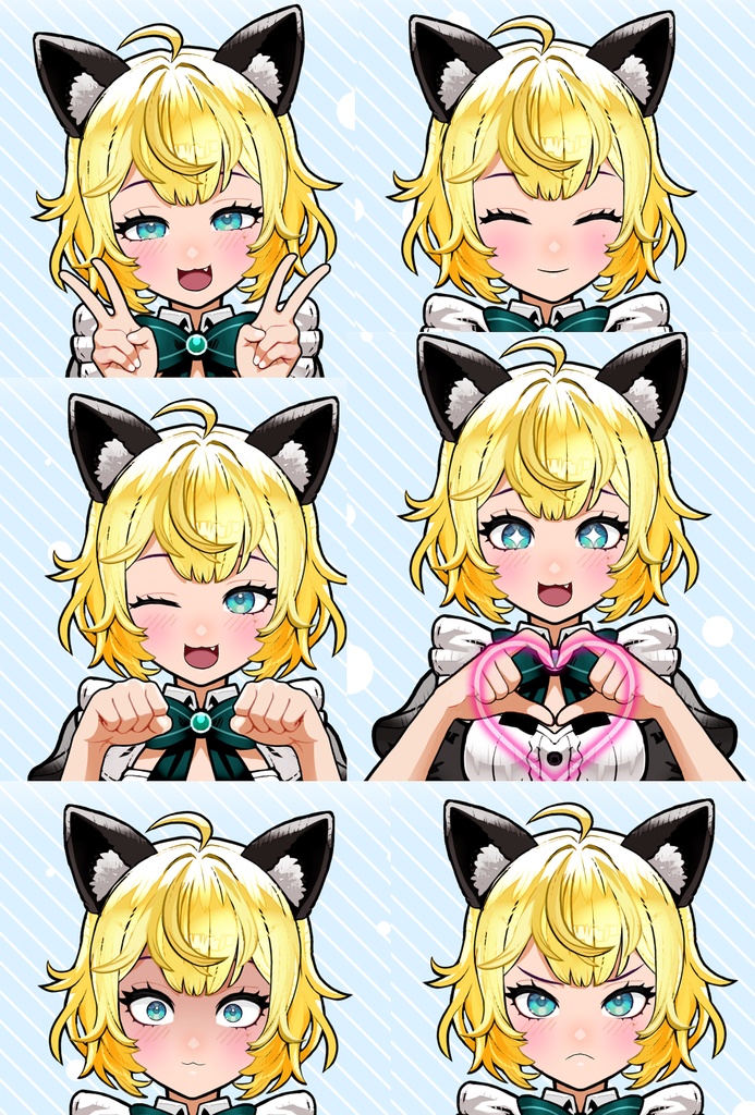 Neko Maid Live2D VTuber Model