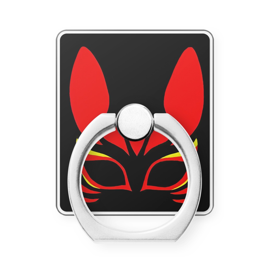 狐面スマホリング