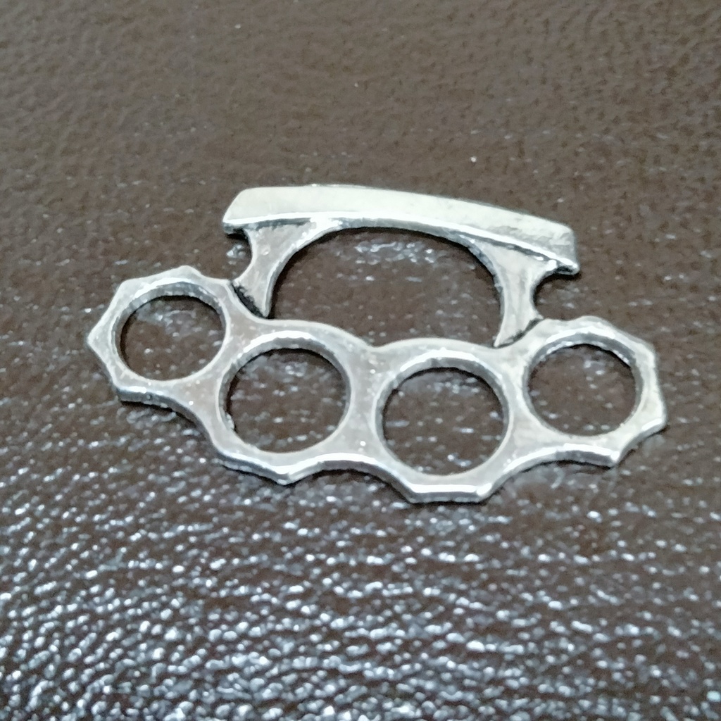 再入荷 ドール用 メリケンサック シルバーメッキ完成品 2個セット