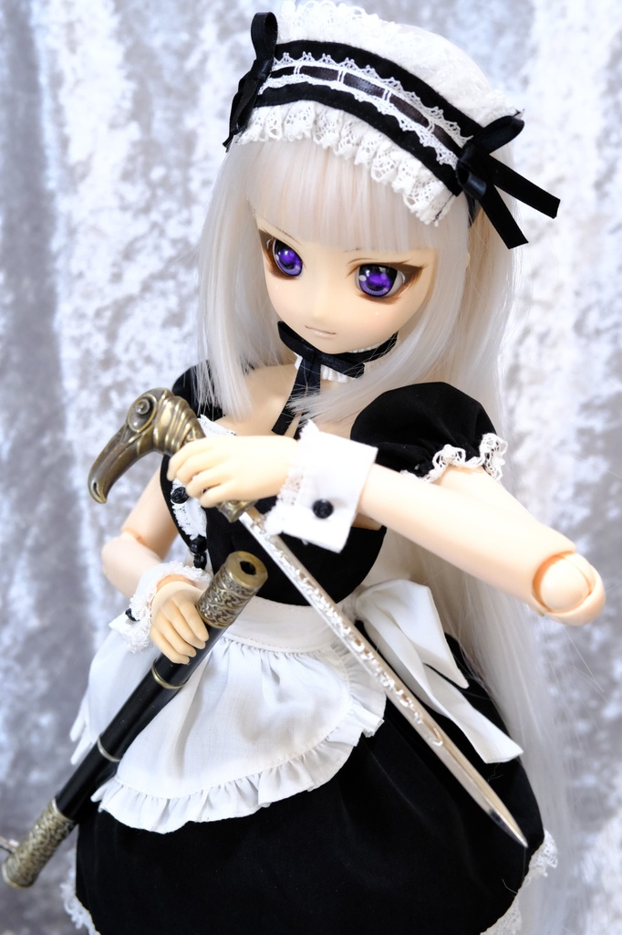 在庫限り☆仕込み杖 ブラック/装飾 完成品