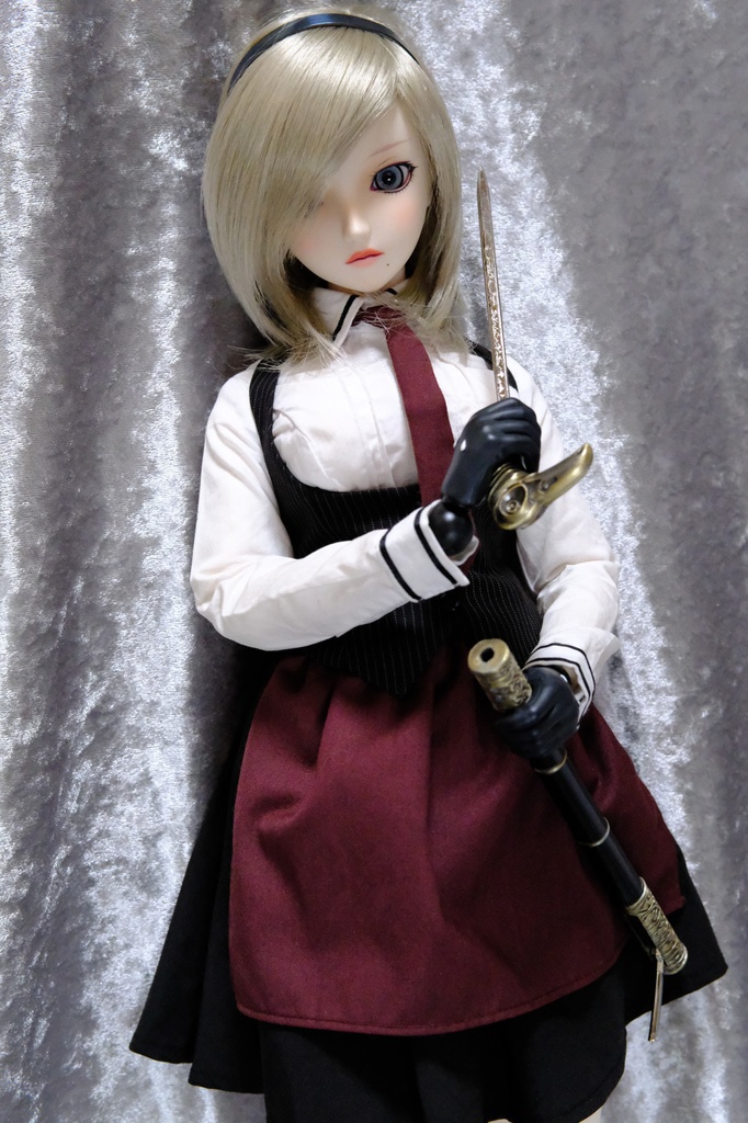 在庫限り☆仕込み杖 ブラック/装飾 完成品