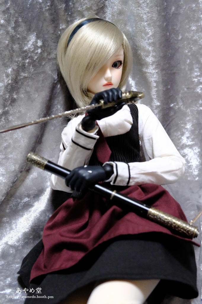 在庫限り☆仕込み杖 ブラック/装飾 完成品