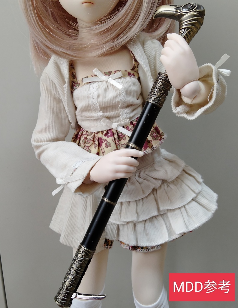 在庫限り☆仕込み杖 ブラック/装飾 完成品