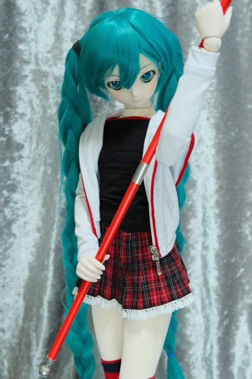 長杖 ブラックと朱(赤) 2種