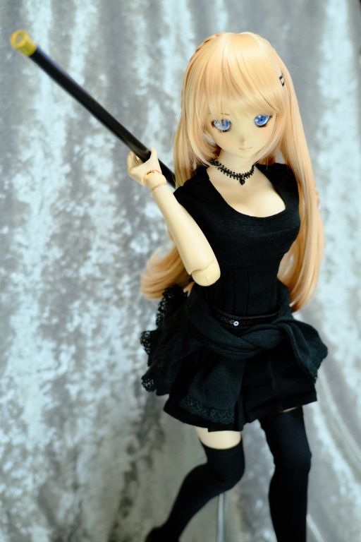 長杖 ブラックと朱(赤) 2種