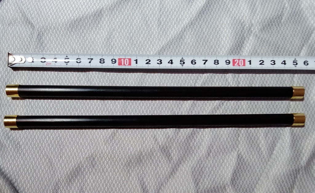 長杖 ブラックと朱(赤) 2種