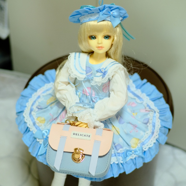 ドールさんに持たせて可愛い💜 カバン MDD❤DD向け