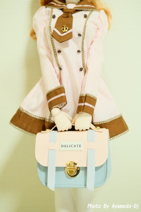ドールさんに持たせて可愛い💜 カバン MDD❤DD向け