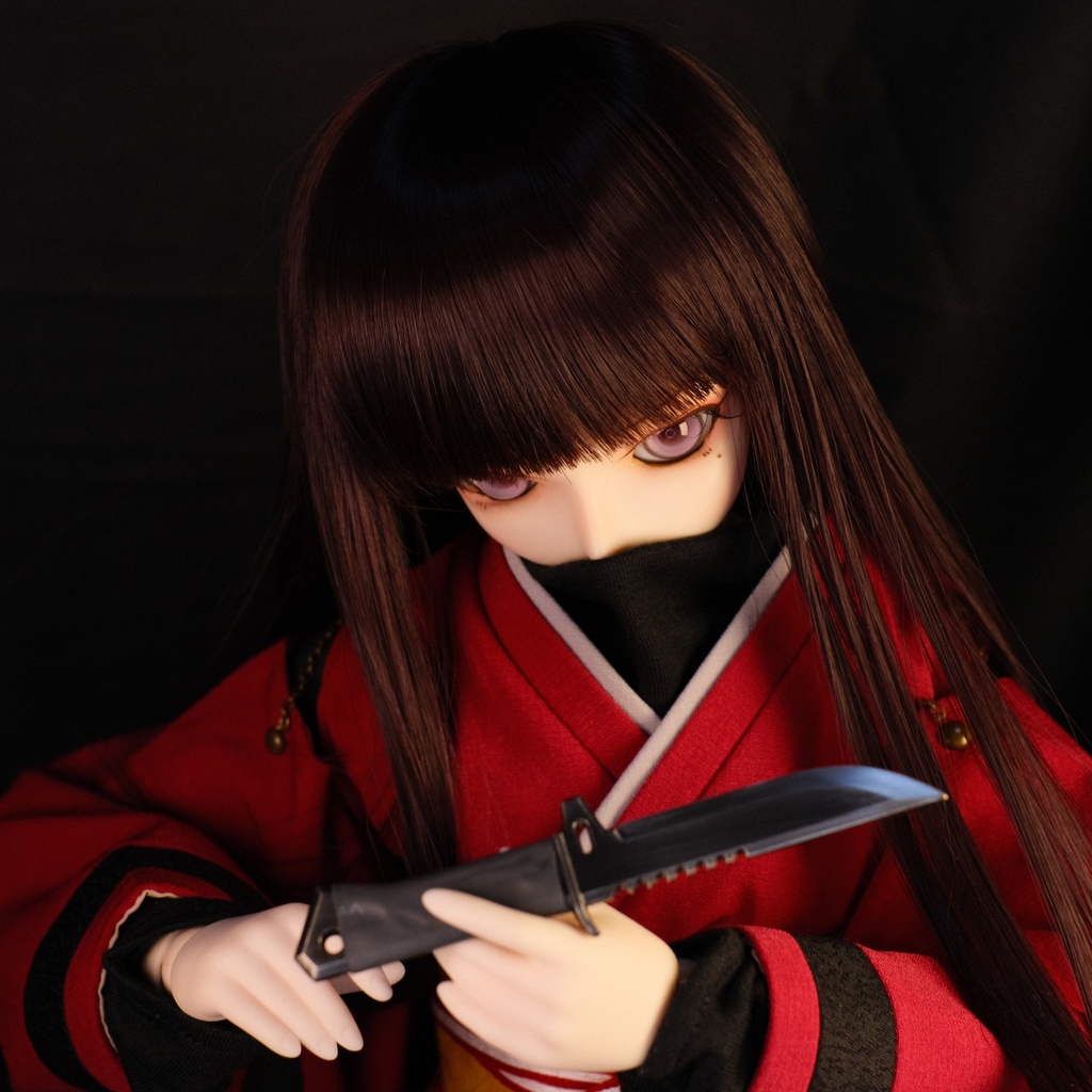 人気!合金製 ミニチュアコンバットナイフ大 DDサイズ