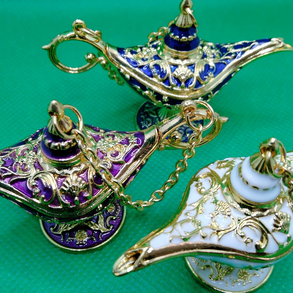 ミニチュア アラジンの魔法ランプ風 6色より