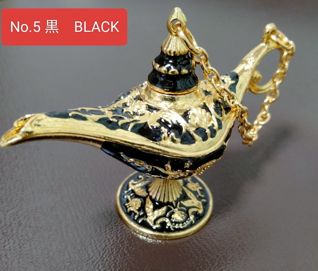 ミニチュア アラジンの魔法ランプ風 6色より