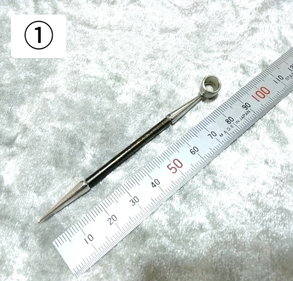 ブラック塗装な煙管(ラメ)即納分