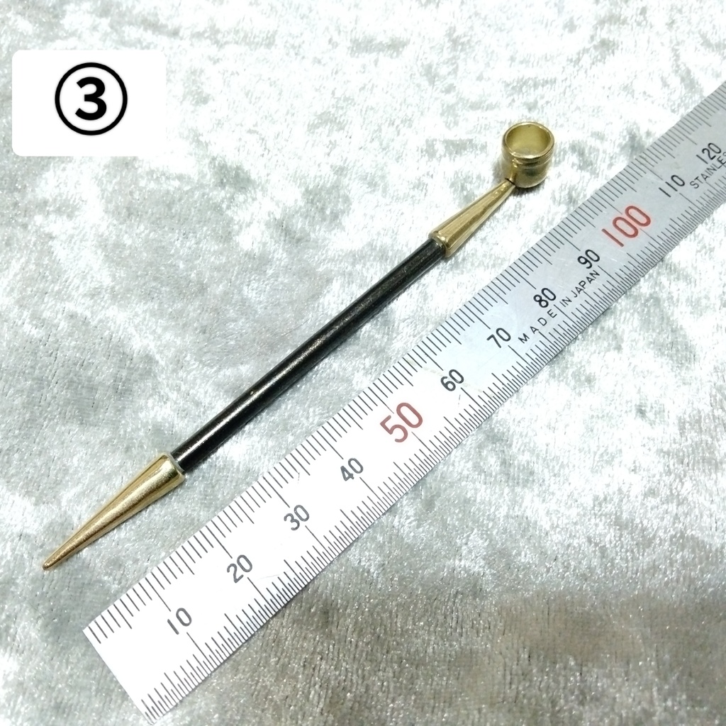 ブラック塗装な煙管(ラメ)即納分