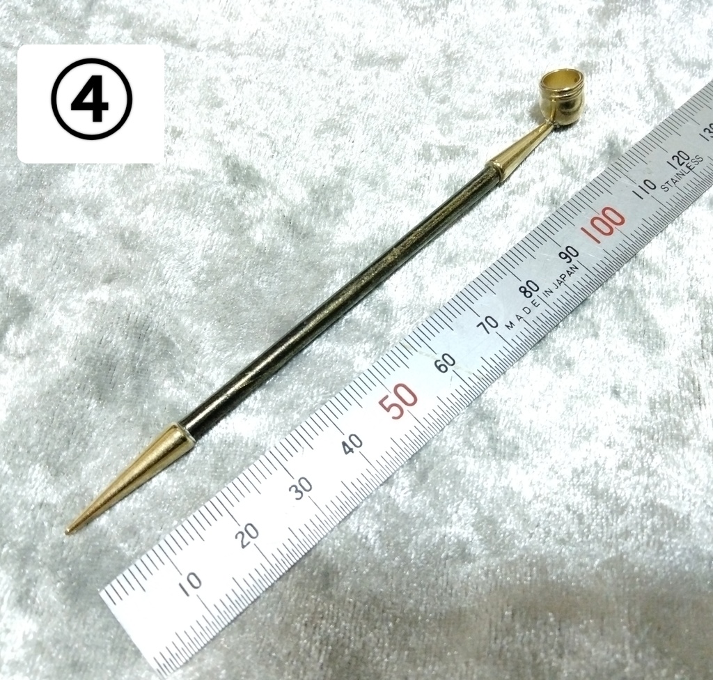 ブラック塗装な煙管(ラメ)即納分