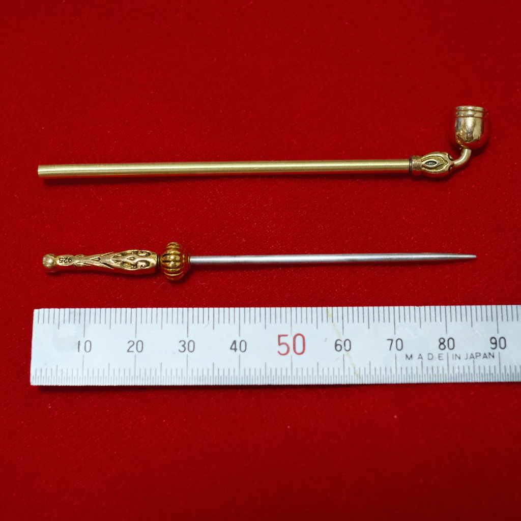 ☆受注製作7日以内発送☆ NEW ミニチュア 仕込み煙管 L金 刺客 assassin