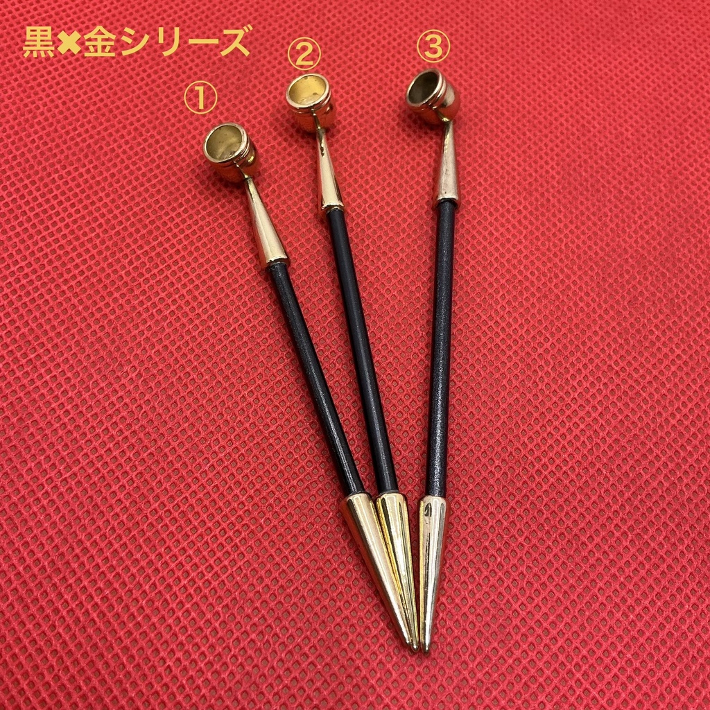 黒金(ゴールド色メッキ)管理No.002