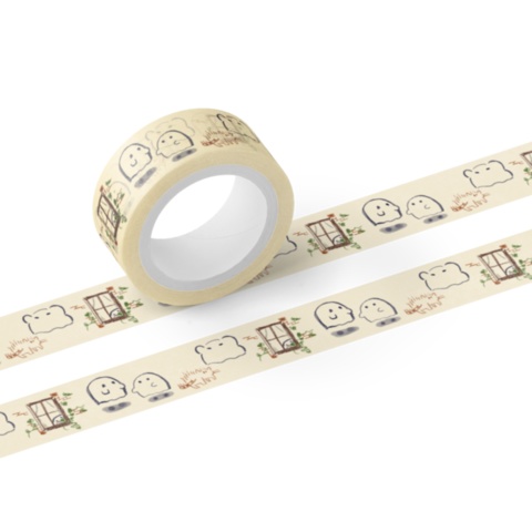 マステ「たんけんおばけ」