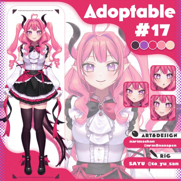 【1点限定】ドラゴン×お嬢様モデル【Live2Dモデル】