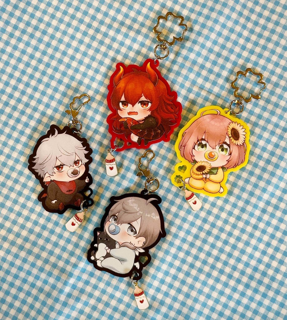 【非公式】ばぶアクリルキーホルダー【にじそうさく09】