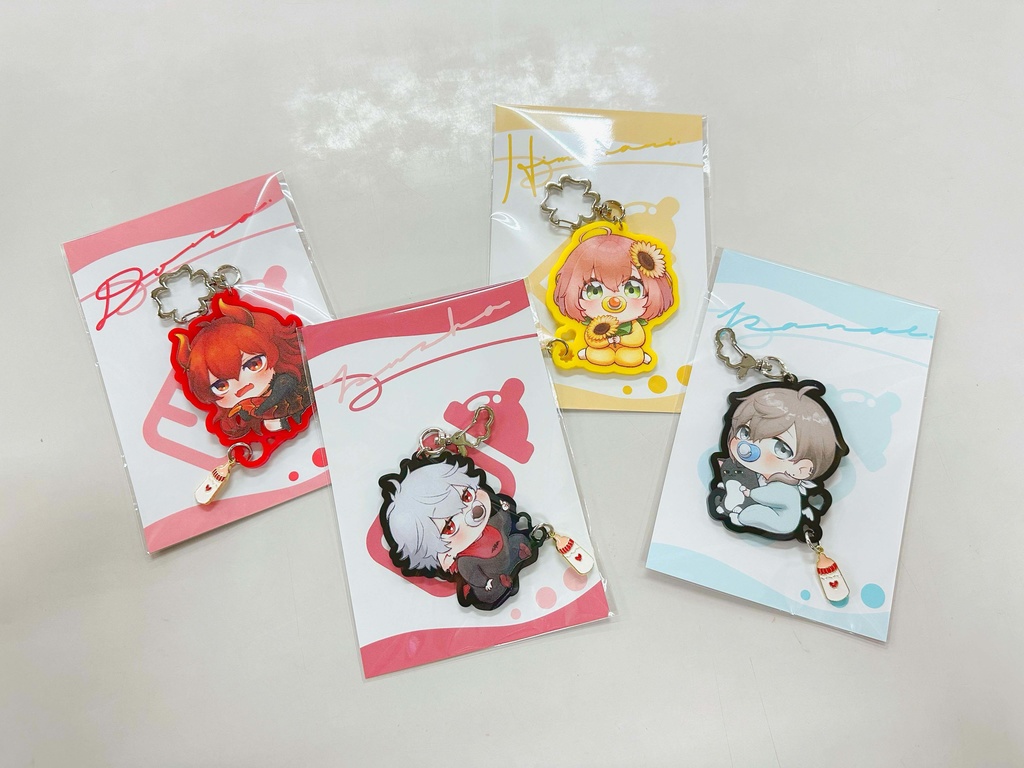 【非公式】ばぶアクリルキーホルダー【にじそうさく09】