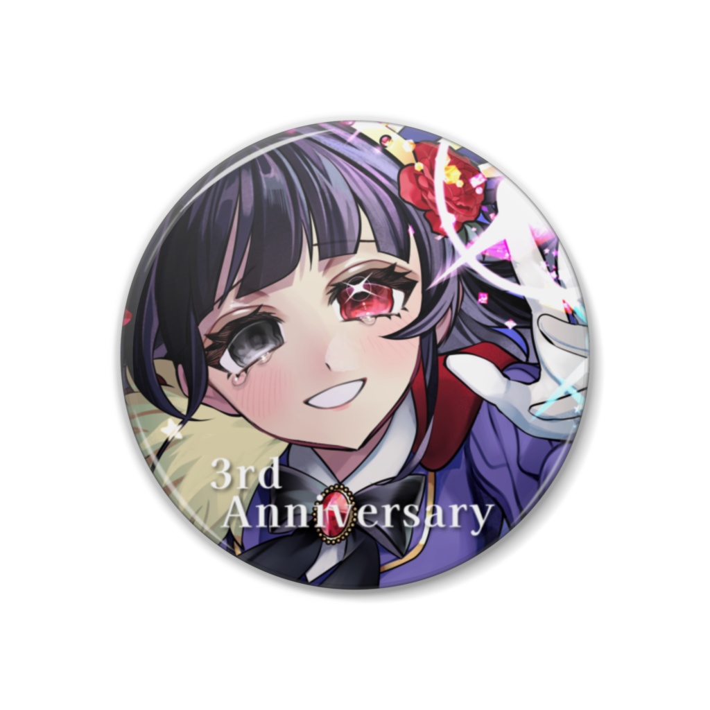 3周年記念缶バッジ(帝王)