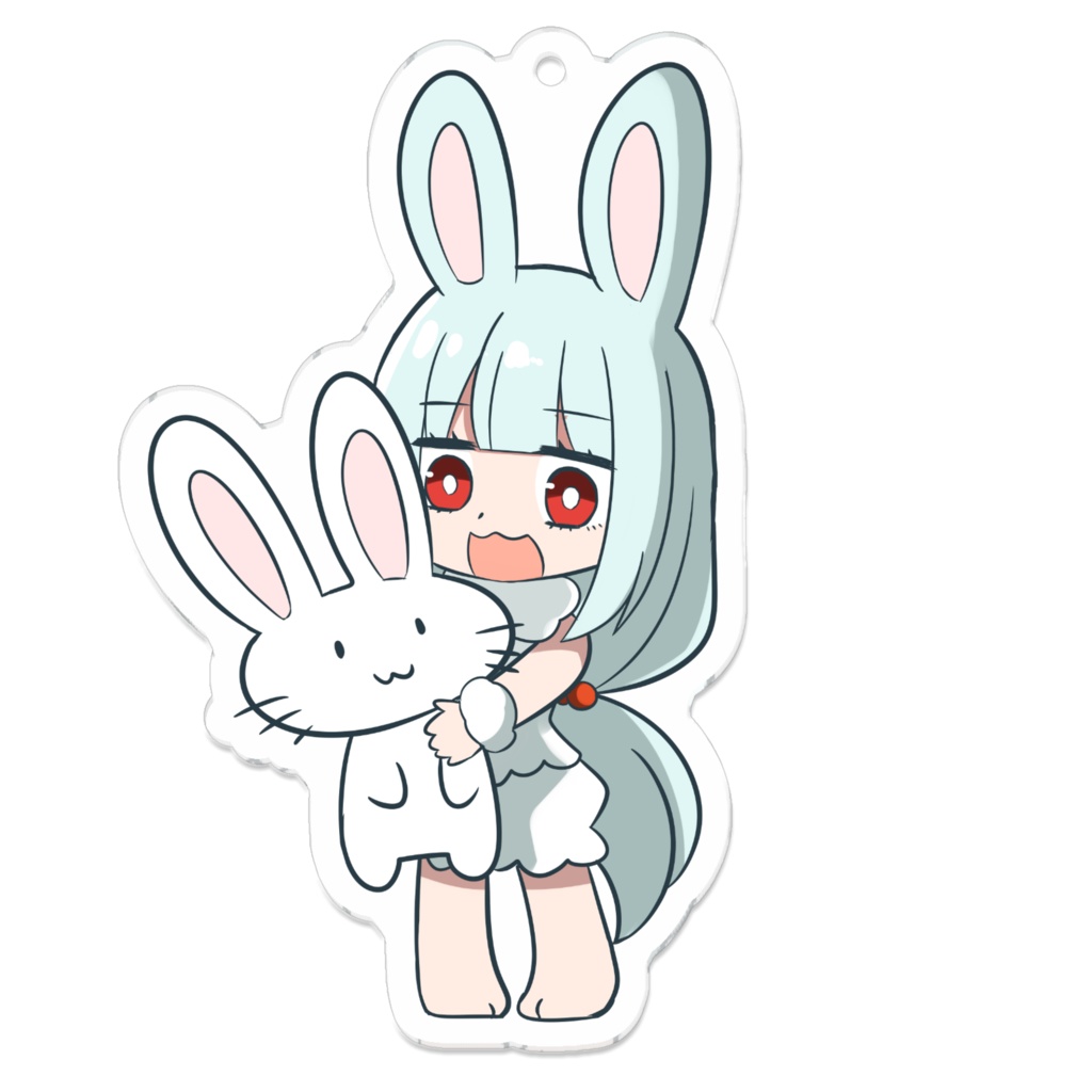 ガチウサのアクリルキーホルダー