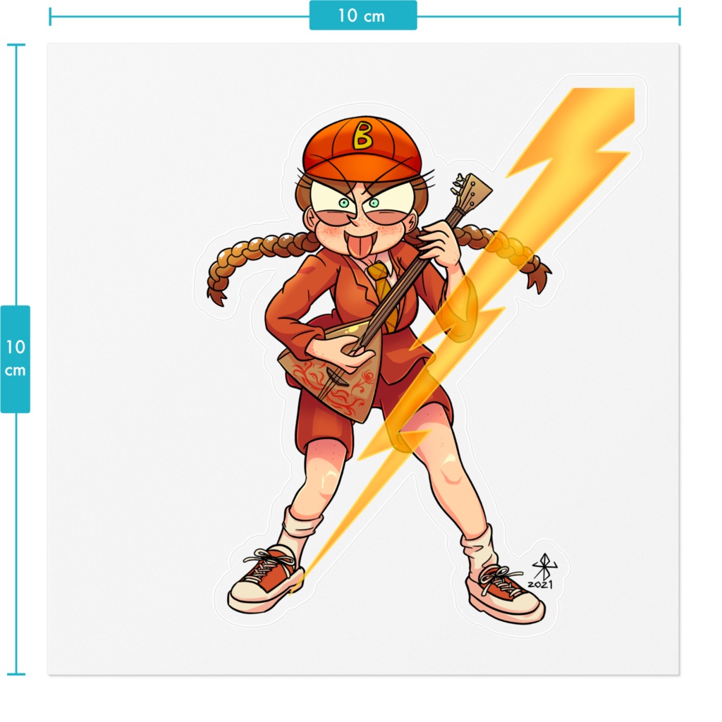 ワシリーサ!ステッカー(Rock 'n' Roll)