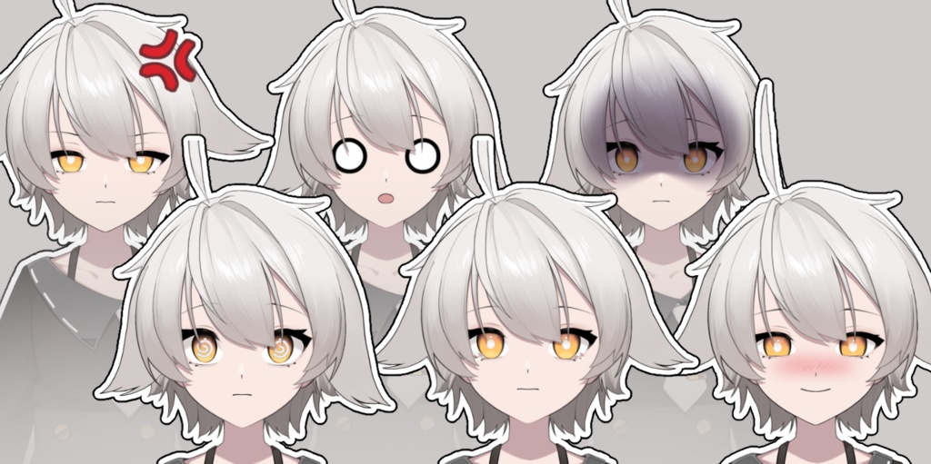 【限定1点】小心な女の子【Live2Dモデル/live2d model】