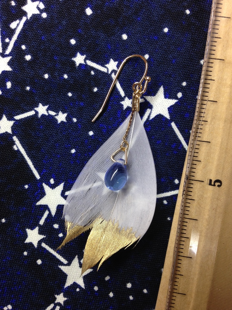 天使ピアス(金) b