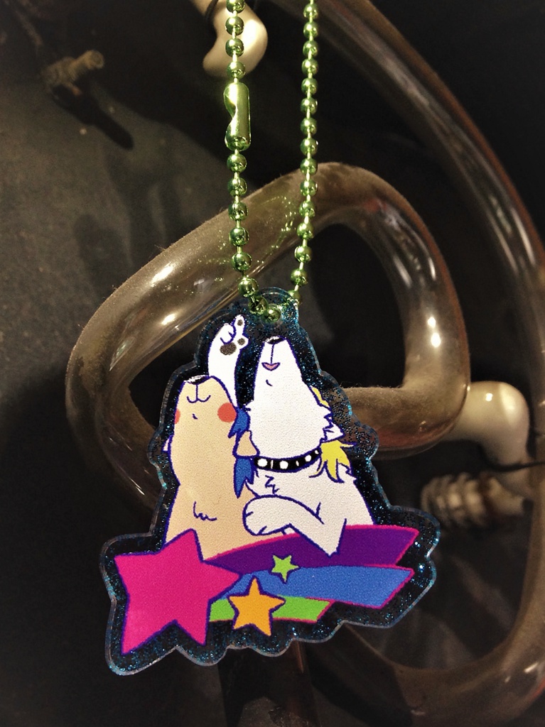 【Velvet Goldmine】 獣人化 アクキー（狼アーサー・わんこカート）