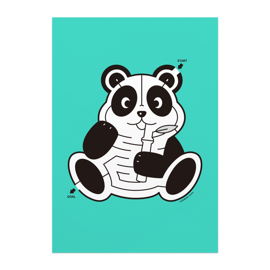 ぱんだ迷路｜カラーパネル