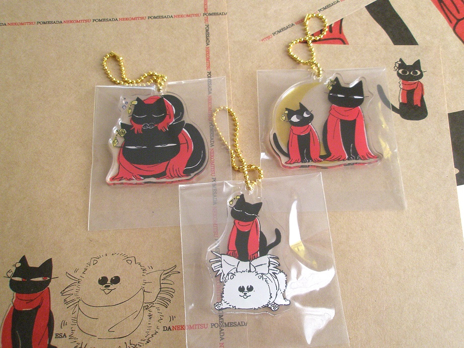 【沖田組ねこ化】ねこみつ(&ぽめさだ)アクリルキーホルダー 第三弾